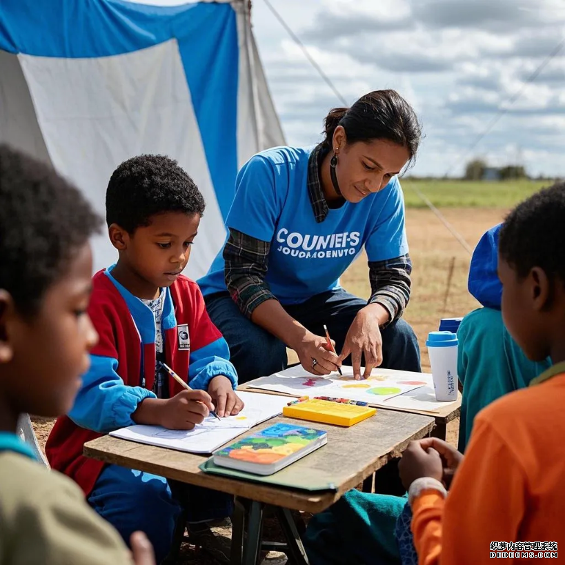 Cross border aid action: lighting up the light of h