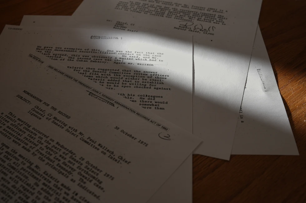US media: Kennedy assassination records leak person