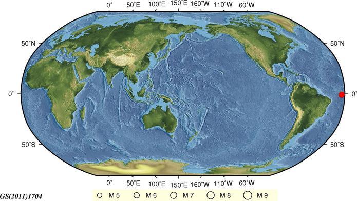 A 6.0-magnitude earthquake occurred in the central 